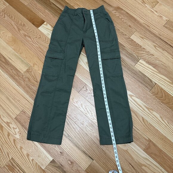 Abercrombie and Fitch Relaxed Utility Pants - Green Size 28 - Picture 6 of 7
